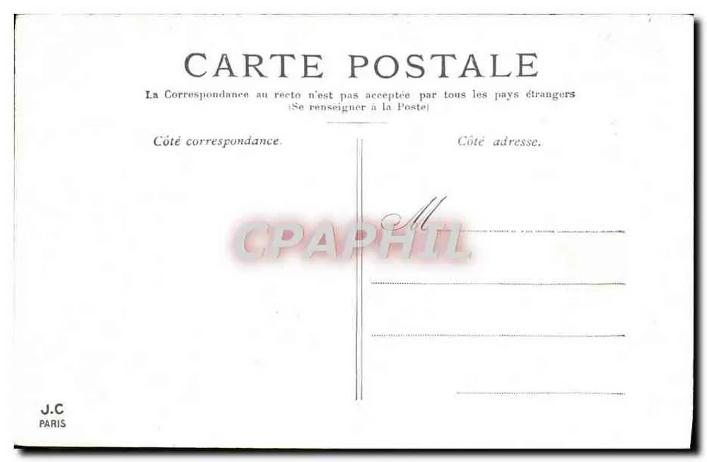 Paris — O Grand Palais (Champs-Élysées.) — J.C. Paris - Verso