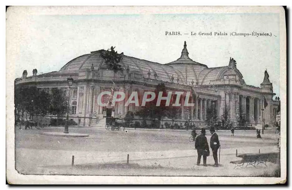 Paris — O Grande Palácio (Champs-Élysées) - Frente