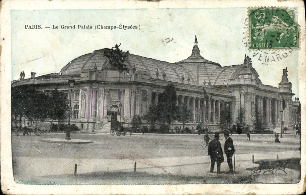 PARIS. — O Grand Palais (Champs-Élysées.) — Editor VENARD - Frente