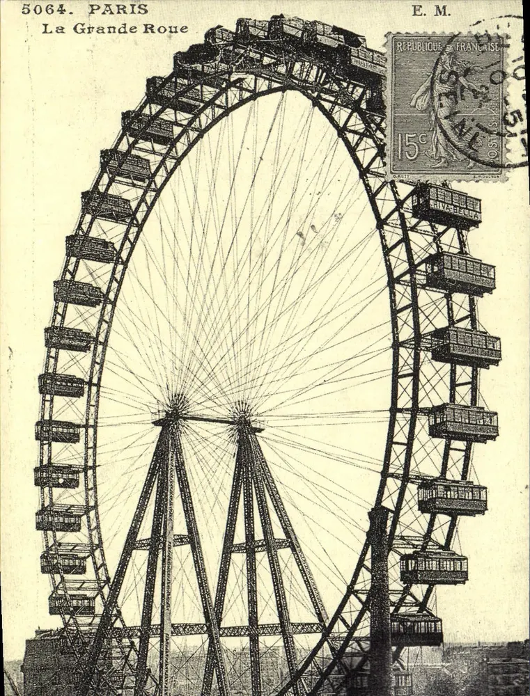 Paris — A Grande Roda — E.M. n°5064 - Frente