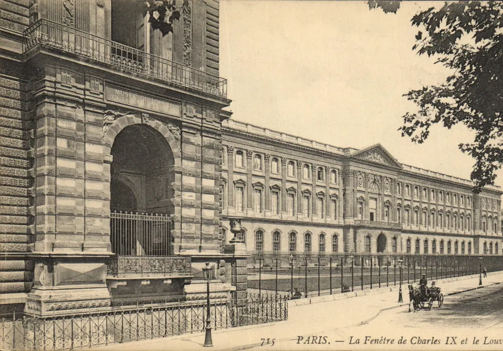 Paris — Das Fenster von Charles IX und das Louvre — Verlag: 715 - Vorderseite
