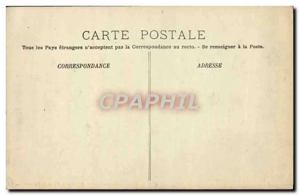 Paris — Das Fenster von Charles IX und das Louvre — Verlag: 715 - Rückseite