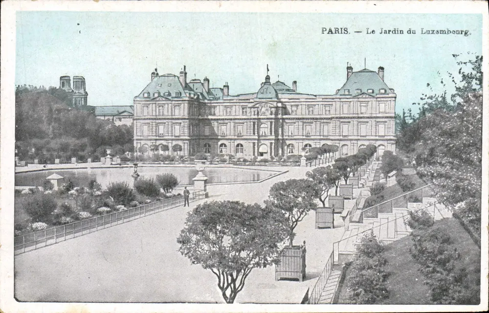 PARIS — O Jardim do Luxembourg — editor não visível - Frente
