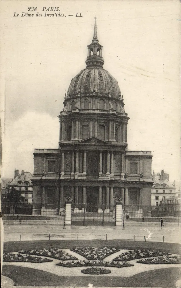 O Domo dos Inválidos — Paris — LL, n° 238 - Frente