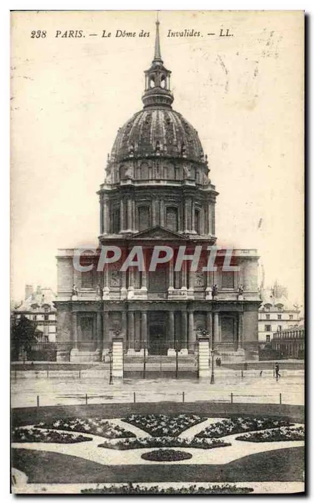 Paris — O Domo dos Invalidos — LL. n° 238 - Frente