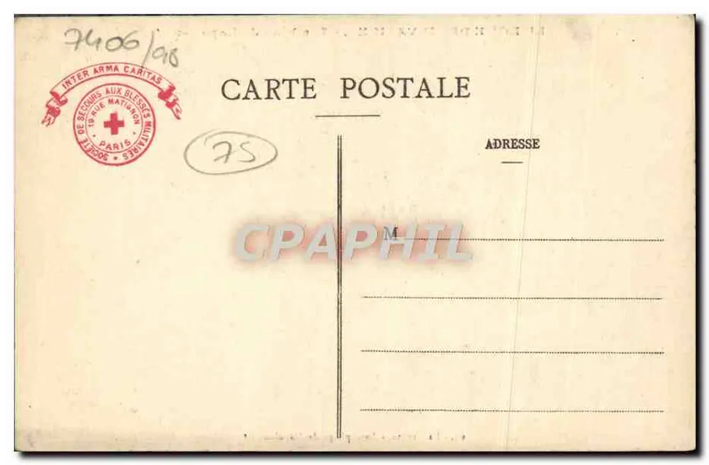 Der Dôme der Invaliden - Grabmal Napoleons I. - Die Krypta - Sarg Napoleons I. - Nr. 61 - Rückseite