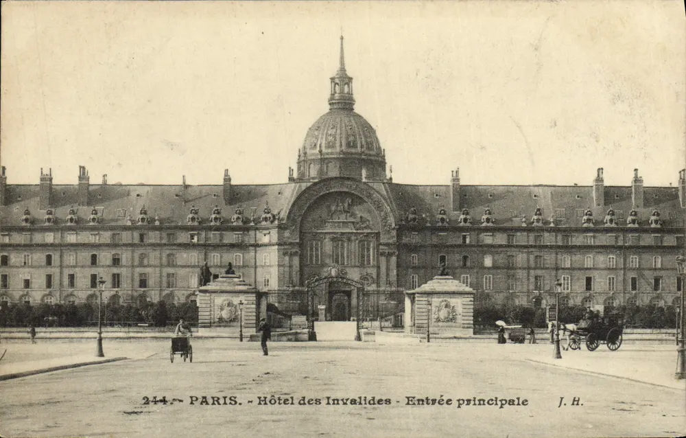 Paris - Hôtel des Invalides - Haupteingang - J.H. n°244 - Vorderseite