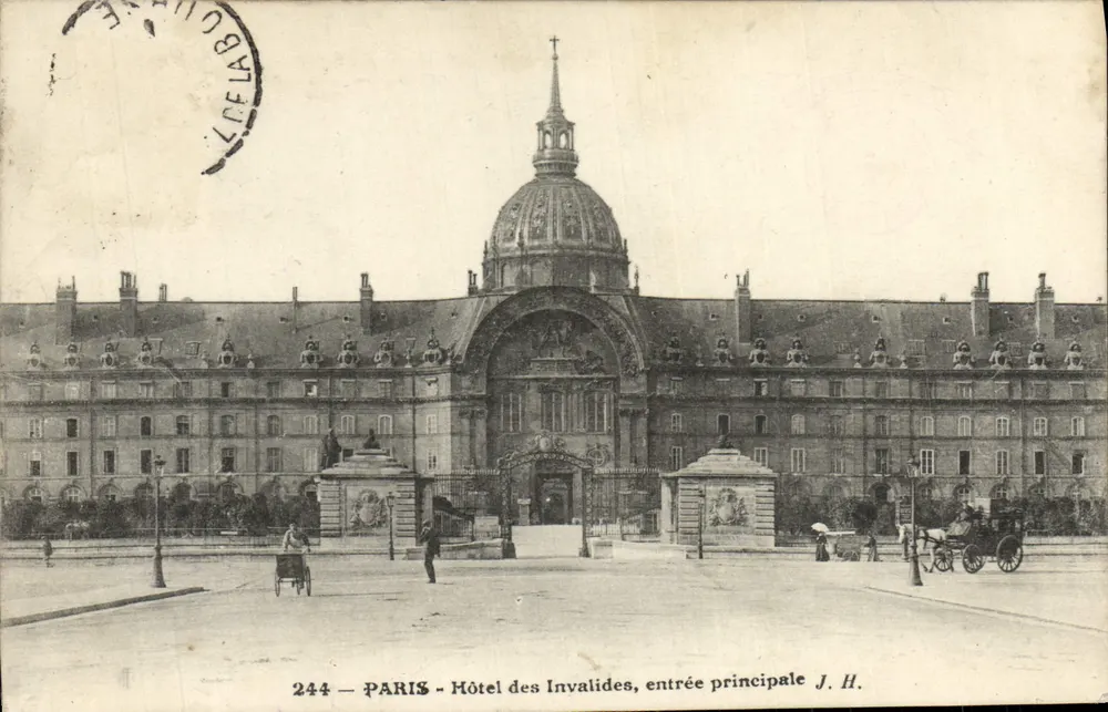 Paris — Hôtel des Invalides, Haupteingang — J. H. Nr. 244 - Vorderseite