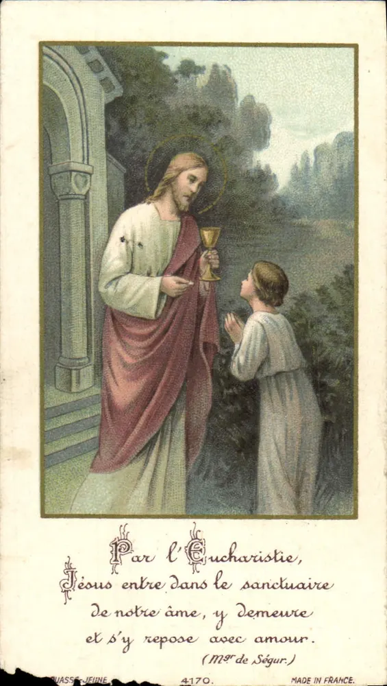 Jesus betritt das Heiligtum — durch die Eucharistie — Guasse-Jeune, n° 4170, Made in France - Vorderseite