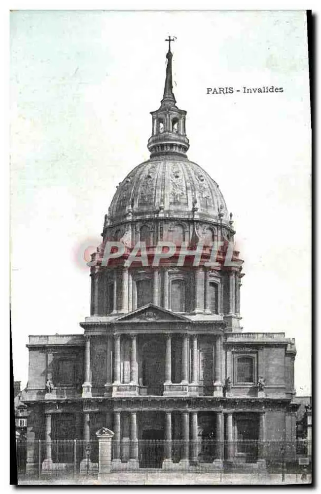 Paris - Invalides — editor desconhecido, número de série não visível - Frente