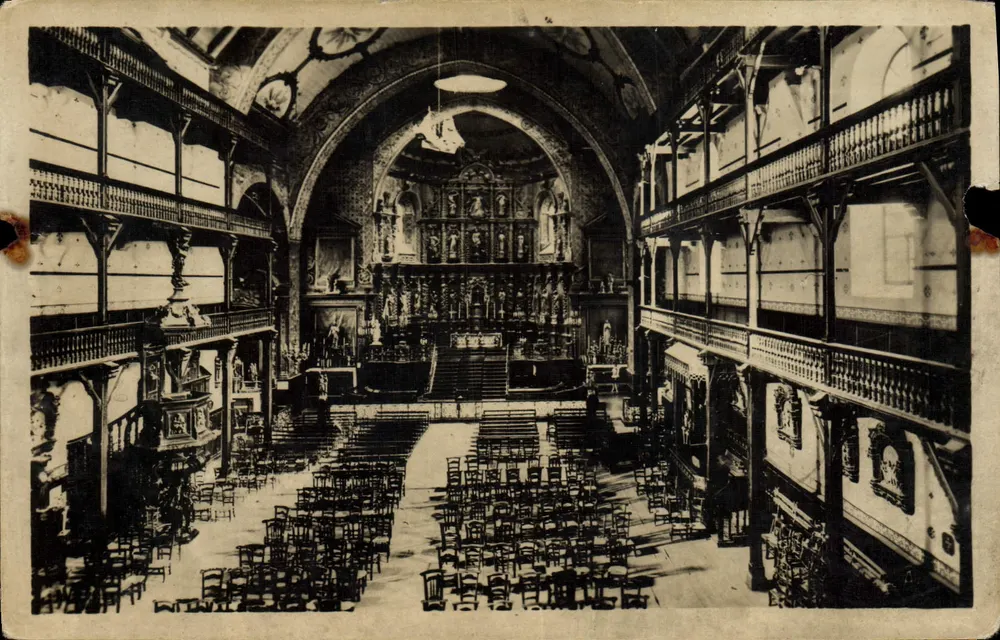 Parochiale Kirche von Saint-Jean-de-Luz — Hochzeit von Ludwig XIV — Verleger Réal-Éditeur & Cie, Paris - Vorderseite