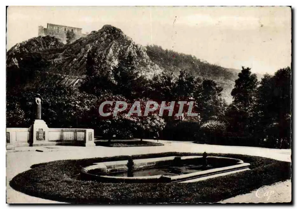 Cherbourg — O Jardim Público — editor C.A.P. n°77 - Frente