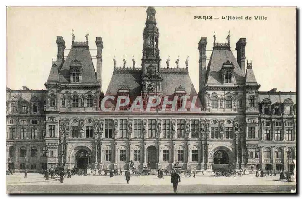 PARIS — O Hôtel de Ville — Impr. Edia, Versailles - Frente