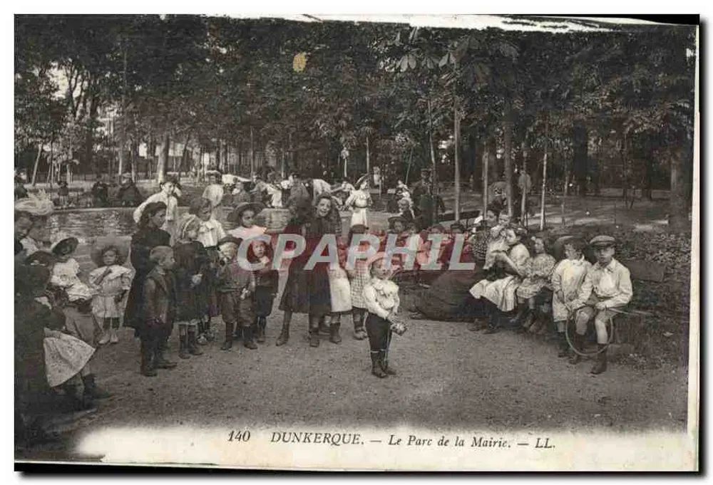 Dunkerque — Le Parc de la Mairie — LL. n°140 - Vorderseite