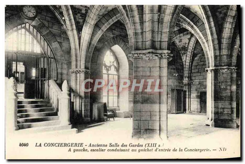 La Conciergerie - Ehemalige Wachstube (13. Jahrhundert) — ND - Vorderseite