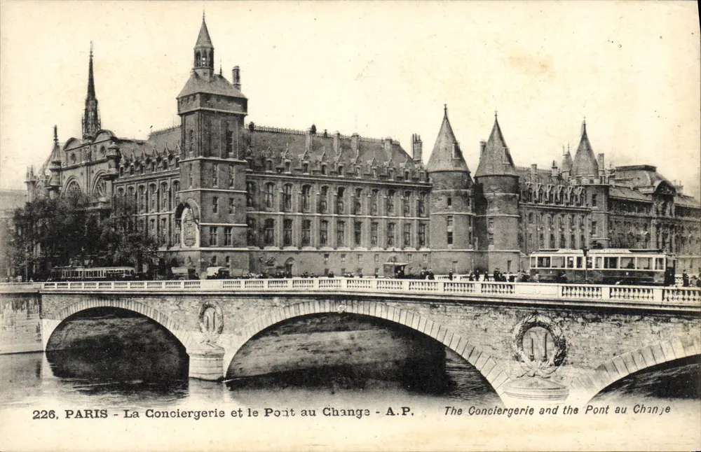Paris - Die Conciergerie und der Pont au Change - A.P. - n°226 - Vorderseite