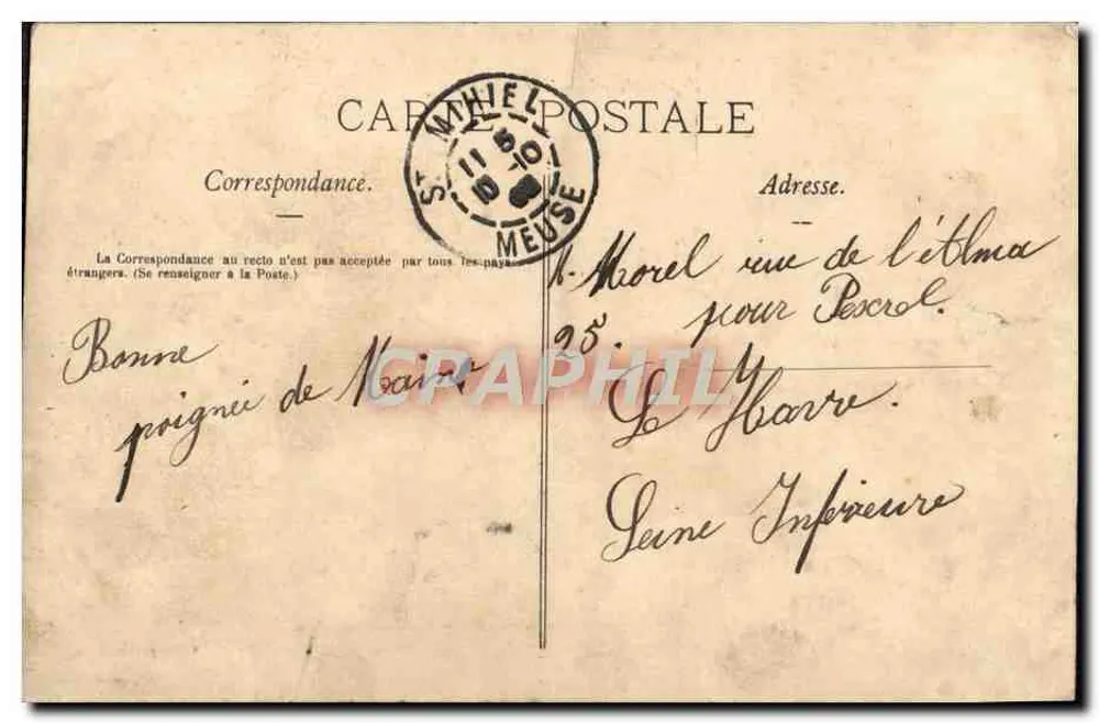 Saint-Mihiel — Vue générale — Carte postale éditée par CARTE POSTALE - Verso