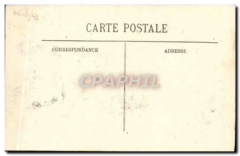 Überschwemmungen in Paris (Januar 1910) — Bahnhof Saint-Lazare und Place de Rome — LL, n°218 - Rückseite