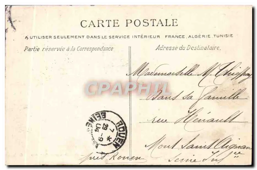 Paris — Câmara dos Deputados — C. L. C. n°354 - Verso