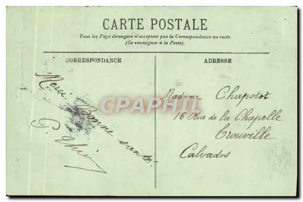 Paris — Les Buttes-Chaumont — Der Belvédère — LL. — n° 722 - Rückseite