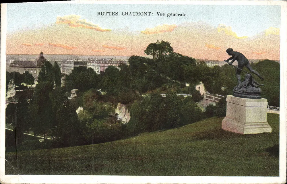 Buttes Chaumont — Vista geral — editor não visível - Frente