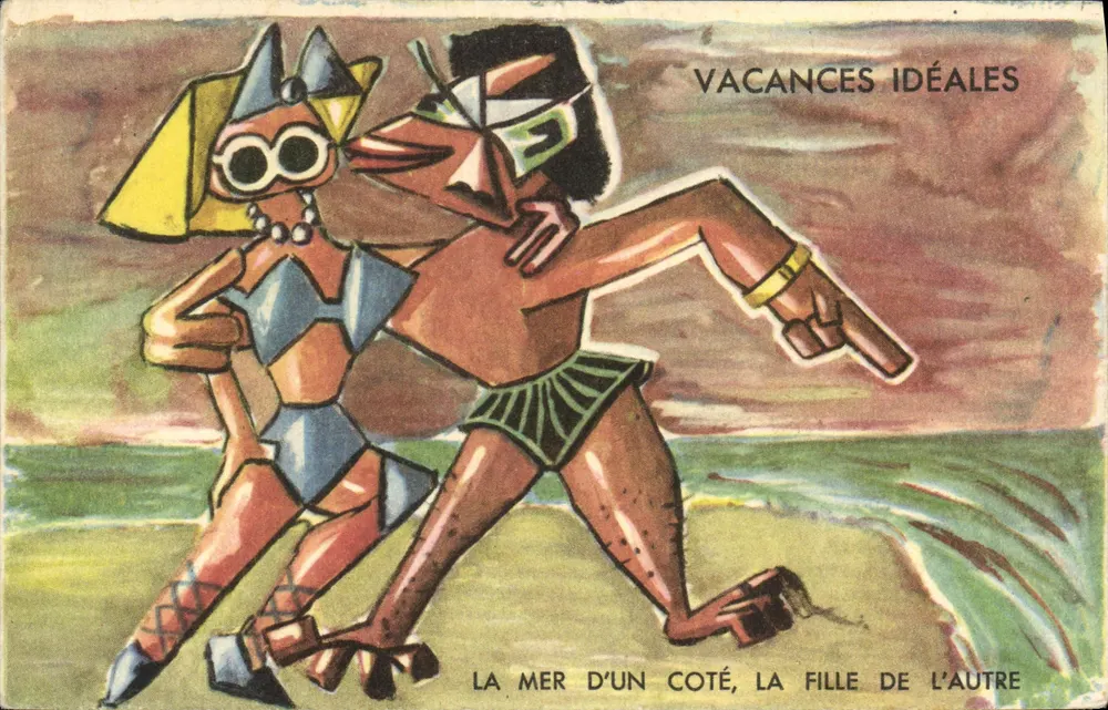Traumhafte Ferien — Auf einer Seite das Meer, auf der anderen die Frau — Éditions Jean-Pierre, Paris - Vorderseite
