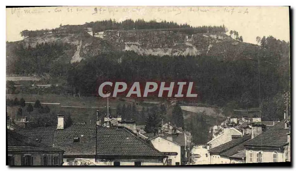 Dorf Montmélian — Aussicht auf den Schlossberg — Verleger FP GUES - Vorderseite