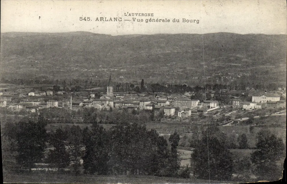 Arlanc — Vue générale du Bourg — L'Auvergne, éditeur L'Auvergne, n° 545 - Vorderseite