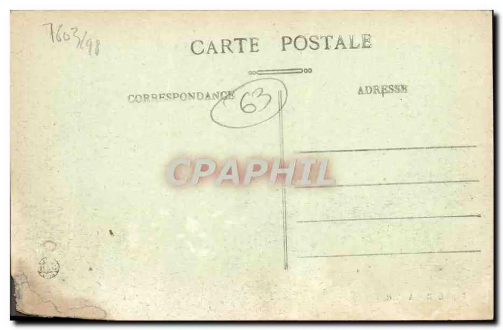 Arlanc — Vue générale du Bourg — L'Auvergne, éditeur L'Auvergne, n° 545 - Rückseite