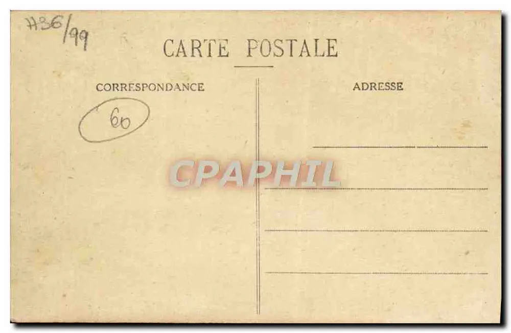 Plessier-de-Roye (Oise) — A Rue do Castelo — Bourson, Compiègne - Verso