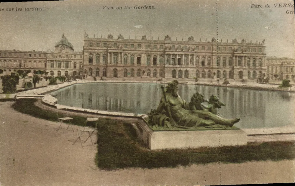 Parque de Versailles — Vista sobre os jardins — editor N°64 - Frente