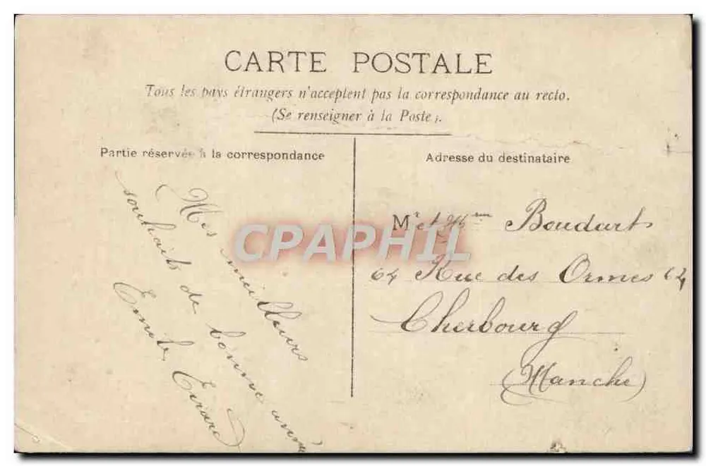 Matrose grüßt — Frohe Neujahr — CIRCE n°4484 - Rückseite