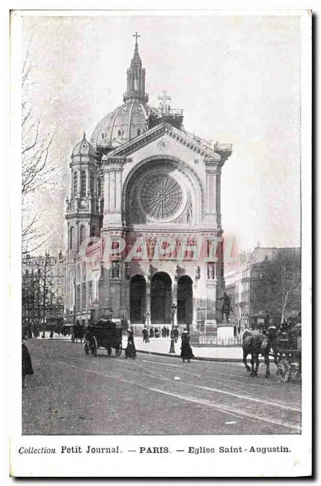 Paris — Igreja de São Agostinho — Coleção Petit Journal - Frente