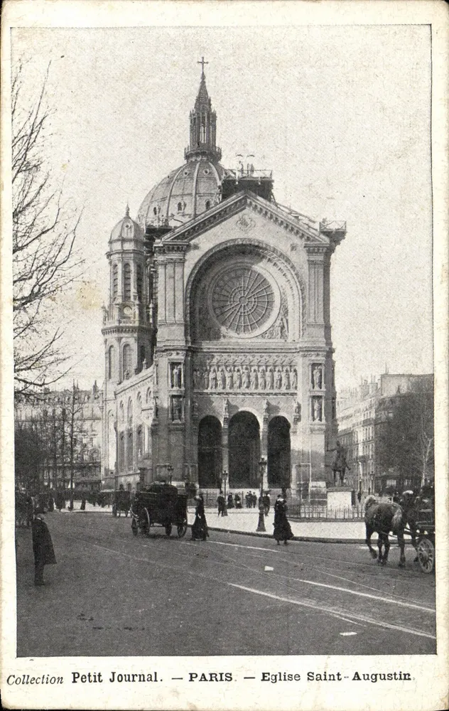 Paris — Igreja de Saint-Augustin — Coleção Petit Journal - Frente