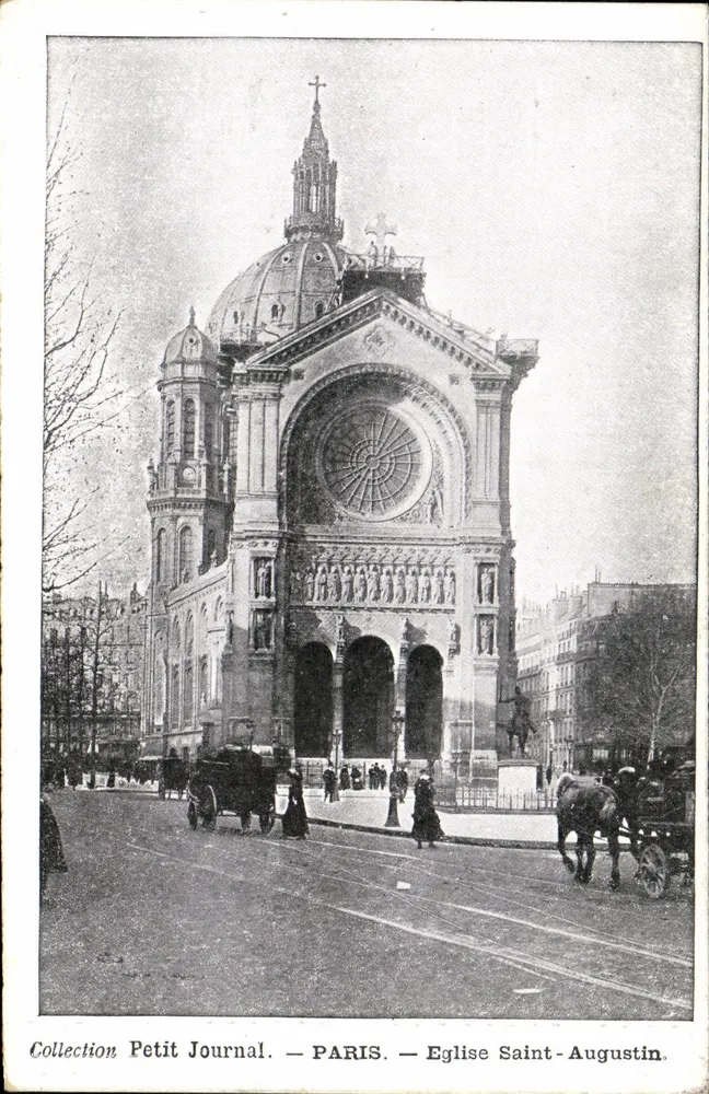 Paris — Igreja de São Agostinho — Coleção Petit Journal - Frente