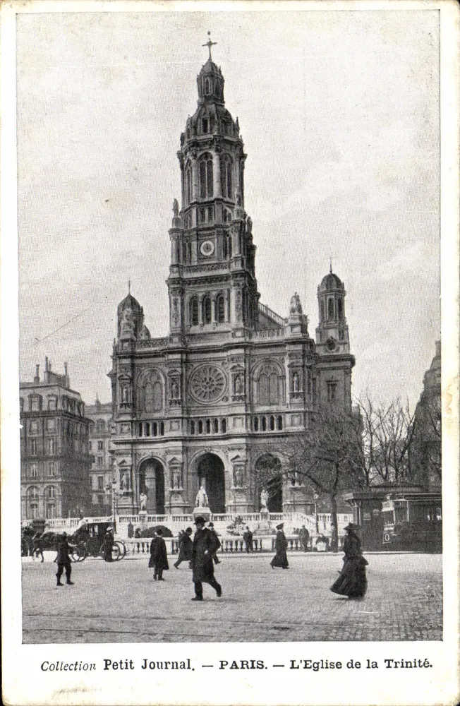 Paris — A Igreja da Trindade — Coleção Petit Journal - Frente