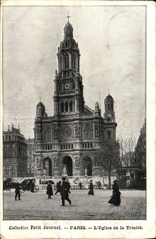 Paris — A Igreja da Trindade — Coleção Petit Journal, n°10 - Frente