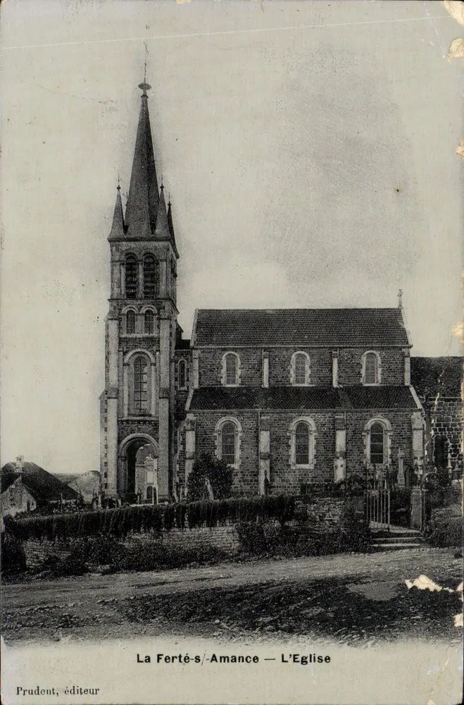La Ferté-s/Amance — L'Église — Prudent, éditeur - Frente
