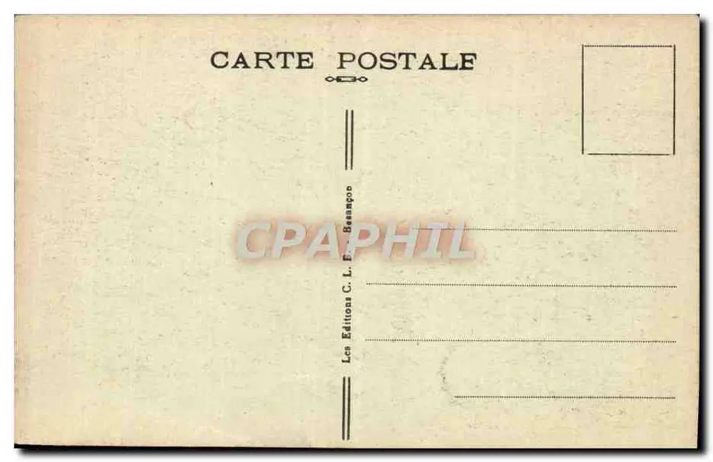 Saint-Claude (Jura) — Le Pont Suspendu — Sites Pittoresques de Franche-Comté, 1641 - Verso