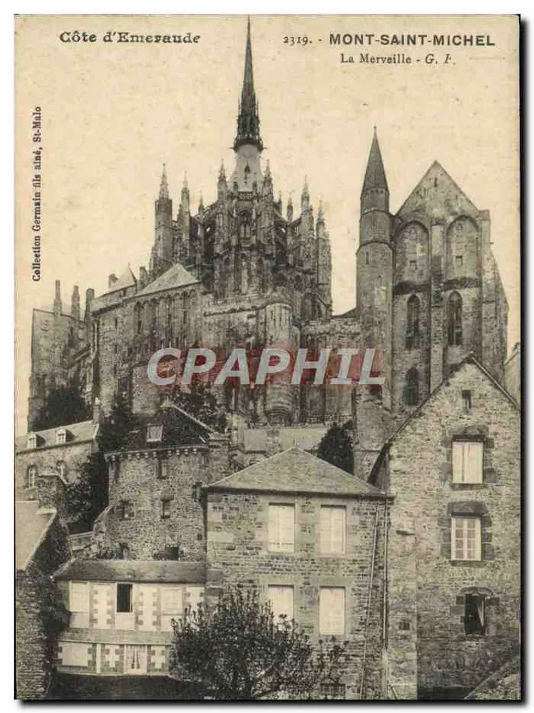 Mont-Saint-Michel — Ansicht des Klosters und der Stadt — Côte d'Emeraude, Nr. 2319 - Vorderseite