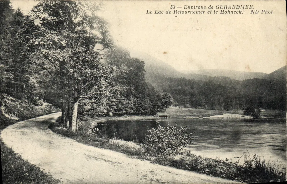 See Retournemer und der Hohneck — Umgebung von GERARDMER — ND Phot. - Vorderseite