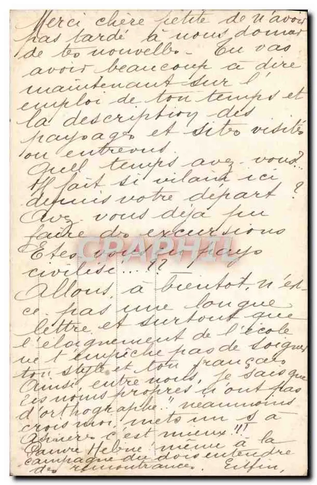Mulher e criança em oração — Bénédicite — A.N. Paris, n°1326 - Verso