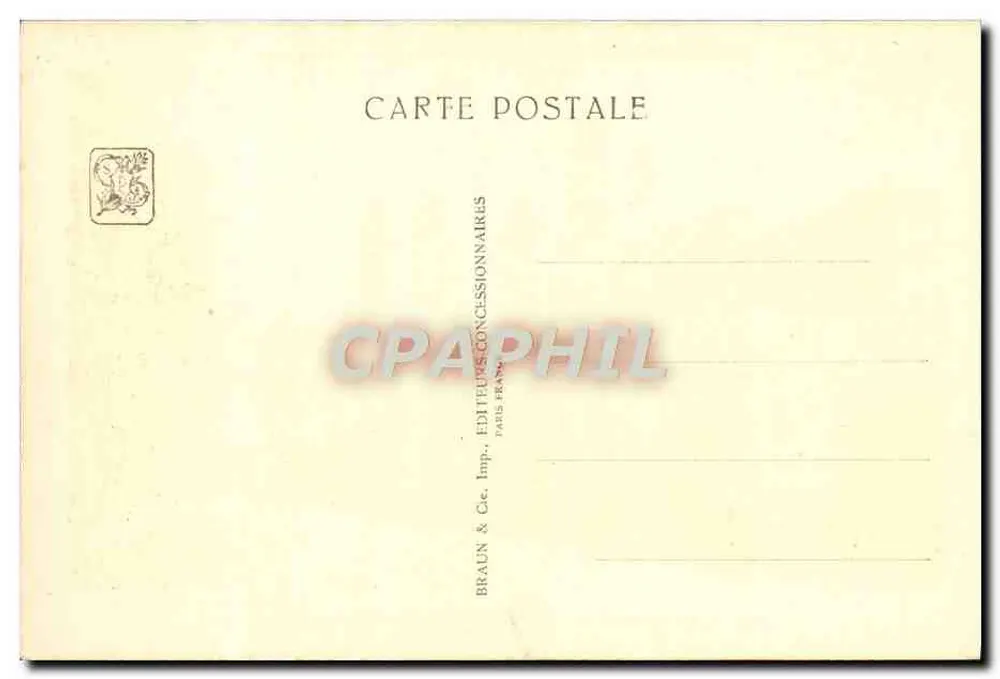 Pavillon der Französischen Äquatorialafrika — Internationale Kolonialausstellung — Paris 1931 - Rückseite