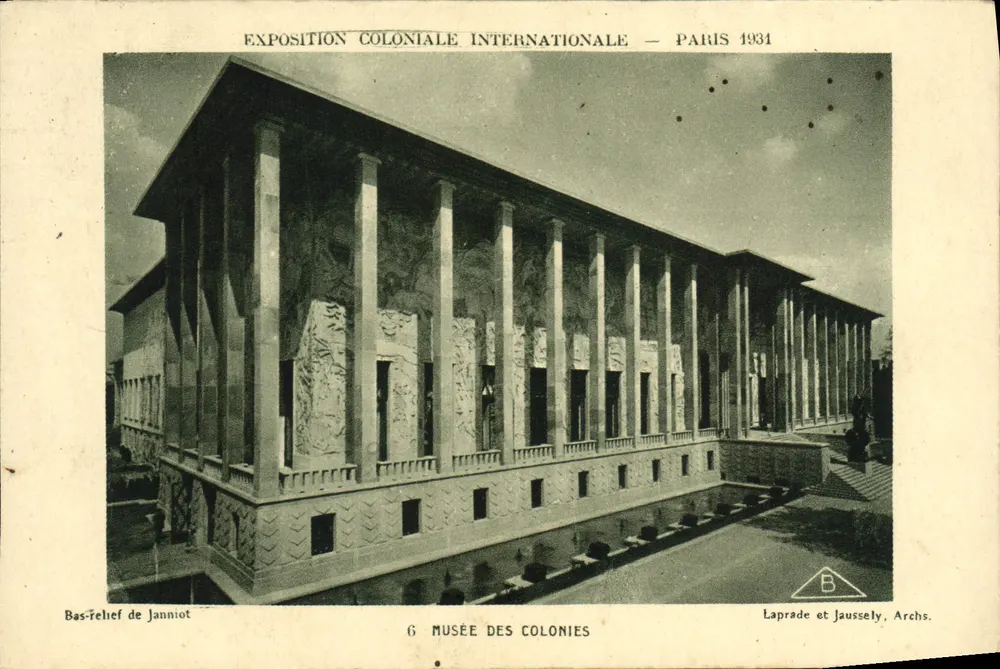 Museu das Colônias — Exposição Colonial Internacional — Paris 1931 — Laprade et Jaussely, Archs. - Frente