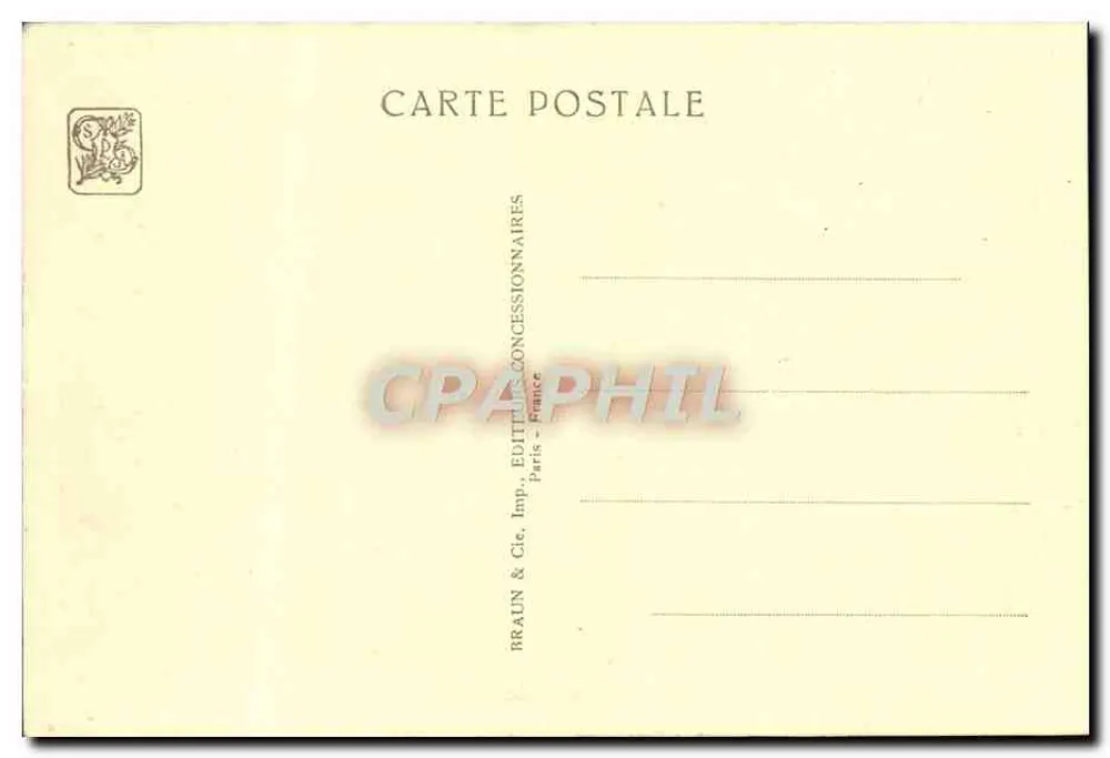 Internationale Kolonialausstellung — Paris 1931 — Kamerun Togo — Das Jagdpavillon — Lejeune, Maler - Rückseite