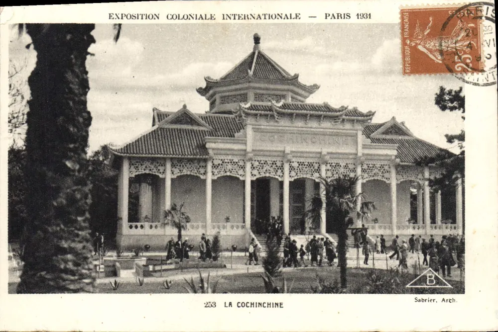Exposition Coloniale Internationale — Paris 1931 — Pavillon de la Cochinchine — Sabrier, Arch. — n° 253 - Frente