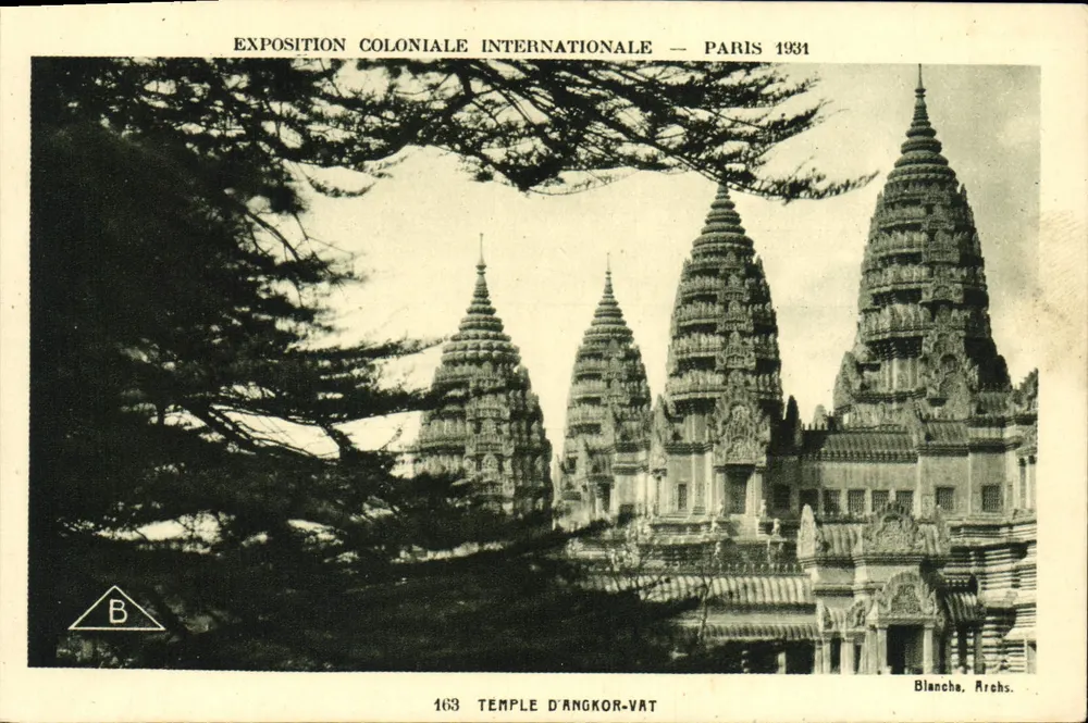 Temple d'Angkor-Vat — Exposition Coloniale Internationale — Paris 1931 — Blanche, Archs. - Recto