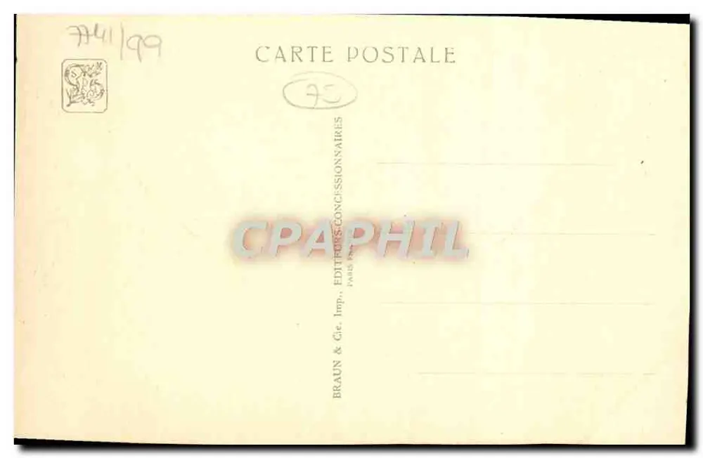 Pavillon der Guadeloupe — Internationale Kolonialausstellung — Paris 1931 - Rückseite