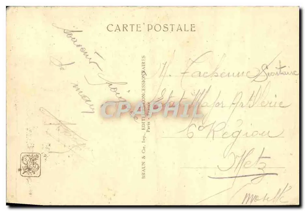 Grande Avenue des Colonies — Internationale Kolonialausstellung — Verlag Braun & Cie, Nr. 247 - Rückseite