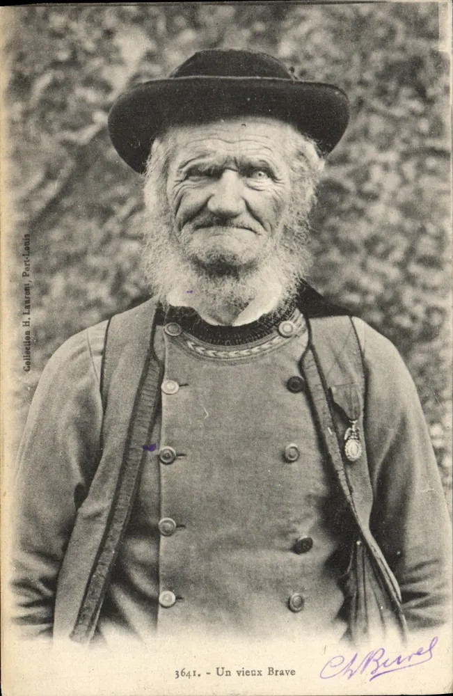 Un viejo Bravo — Colección H. Laurent, Port-Louis — n° 3641 — Ch. Berrel - Anverso